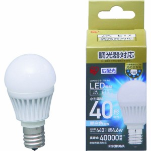 IRIS LED電球 E17広配光タイプ 調光器対応 40形相当 昼白色 LDA5NGE17D4V3