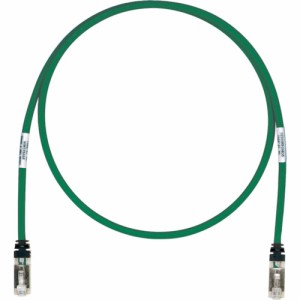 パンドウイット CAT6A/CAT6 シールドパッチコード 2m 緑 STP6X2MGR