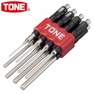 TONE トネ ピンポンチセット PP800P ハンマー 刻印 ポンチ 手作業工具 ポンチ 工具【送料無料】