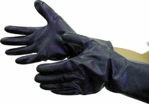 ノース ブチル手袋 Ｌ【B-131-9】(作業手袋・耐薬品・耐溶剤手袋)【送料無料】