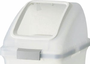 コンドル （屋内用屑入）リサイクルトラッシュ ＳＫＬ−35（角穴蓋）白【YW-176L-OP1-W】(清掃用品・ゴミ箱)