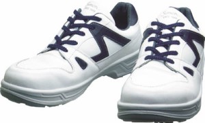 シモン 安全靴 短靴 8611白／ブルー 24．5ｃｍ【8611WB-24.5】(安全靴・作業靴・安全靴)【送料無料】