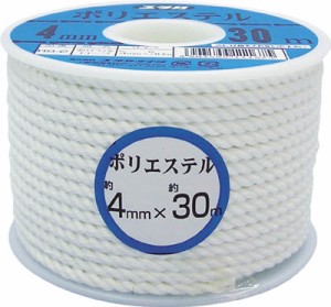 ユタカ ロープ ポリエステルロープボビン巻 3ｍｍ×50ｍ【RS-1】(ロープ・ひも・ロープ)