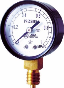 右下 スター （圧力計）【S-11-0.5MP】(計測機器・圧力計)