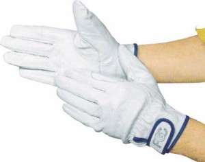 富士グローブ Ｆ−805白ＬＬ【5828】(作業手袋・革手袋)