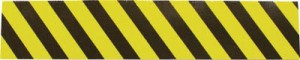 ＴＲＵＳＣＯ セーフティクッション 幅200ｍｍＸ長さ1ｍ イエローブラック【TSC-2001】(安全用品・標識・安全クッション)