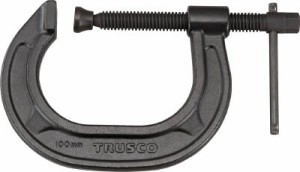 ＴＲＵＳＣＯ Ｃ型シャコ万力 100ｍｍ【TCC-100N】(クランプ・バイス・シャコ万力)【送料無料】