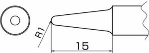 白光 こて先 3ＢＬ型【T20-BL3】(はんだ・静電気対策用品・ステーション型はんだこて)