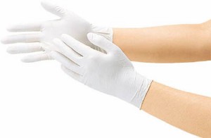 ＴＲＵＳＣＯ 使い捨て天然ゴム極薄手袋 Ｌサイズ【DPM-5498 L】(作業手袋・使い捨て手袋)