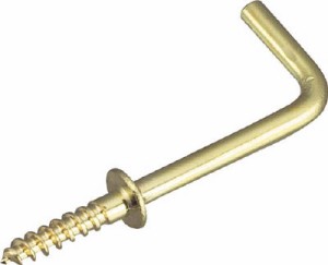 ＴＲＵＳＣＯ 真鍮洋折釘35ｍｍ10本入【TYK-B35】(建築金物・工場用間仕切り・吊金具)
