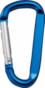 ＴＲＵＳＣＯ カラビナ 線径6ｍｍＸ60ｍｍ Ｄ型 ブルー【TKN660BL】(工具箱・ツールバッグ・ツールホルダ・バッグ)