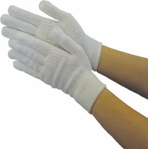 丸和ケミカル サポーターボツ手袋Ｌ【33】(作業手袋・すべり止め手袋)