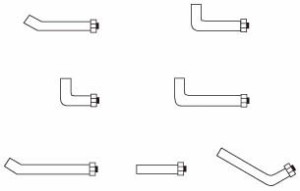 ＫＴＣ フックＢセット（10本組）【SKR-54-B】(工具箱・ツールバッグ・スチール製工具箱)【送料無料】