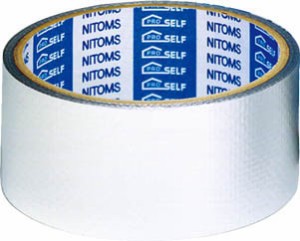 ニトムズ 耐熱アルミガラスクロステープ50【J3520】(テープ用品・配管・補修テープ)
