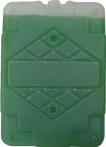 イノアック 保冷剤 容器500ｇ −11℃ 緑 25×140×195ｍｍ【CAH-500-11】(冷暖対策用品・暑さ対策用品)