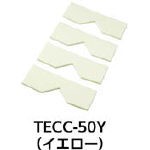 ＴＲＵＳＣＯ エッジクッションテープ コーナー用4枚入 イエロー【TECC-50Y】(安全用品・標識・安全クッション)