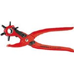 ＫＮＩＰＥＸ 6穴パンチプライヤー【9070-220】(ハサミ・カッター・板金用工具・ボルトカッター)【送料無料】