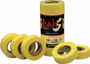 カモ井 マスキングテープ車両塗装用（5巻入り）【KABUKISJAN-24】(テープ用品・マスキングテープ)