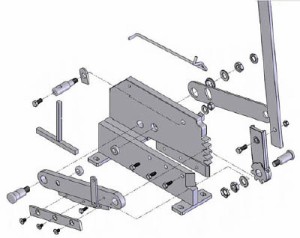 ＴＲＵＳＣＯ Ｐ−4用サイドプレートトＮＯ．16【P4016】(ハサミ・カッター・板金用工具・板金用工具)