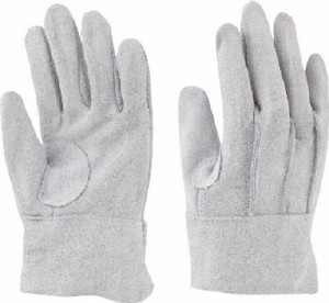 トワロン 牛床革 背縫い革手袋3双組【108-3P】(作業手袋・革手袋)