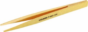 ＨＯＺＡＮ 竹ピンセット125ｍｍ【P-860-125】(はんだ・静電気対策用品・ピンセット)