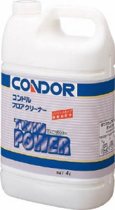 コンドル （床用洗剤）フロアクリーナー ツインパワー 4Ｌ【C301-04LX-MB】(清掃用品・洗剤・クリーナー)