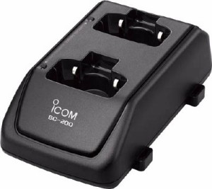 アイコム ＩＣ−4300用2口充電器【BC-200】(安全用品・標識・トランシーバー)