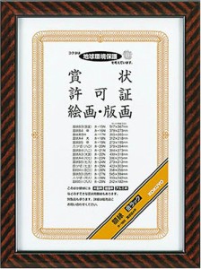 コクヨ 額縁 金ラック B4中 ガラスの厚み2ｍｍ ひも・ひも止め金具・額吊り金具付 カ-16N【送料無料】