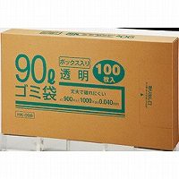 クラフトマン ゴミ袋 トウメイ 90LX100マイ (1箱)【送料無料】