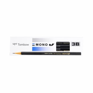トンボ鉛筆 鉛筆 MONOJ 3B MONO-J3B 1ダース (MONO-J3B)