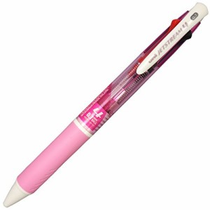 三菱鉛筆 多色ボールペン ジェットストリーム ピンク 0.7mm 4色 (SXE45000713)