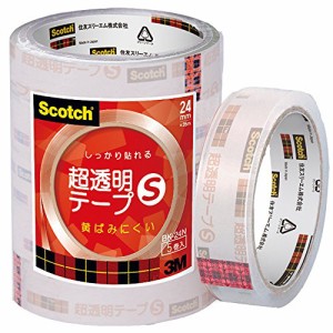 スコッチ・3M スコッチ チョウトウメイテープS 24MM (BK-24N)