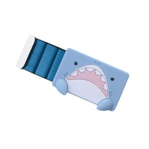 ホッチキス針ケース カラー針 サメ かわいい 動物 キャラクター