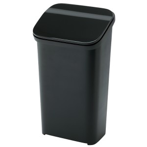 リス スムース ゴミ箱 ダストボックス ブッシュ 20L ブラック GBBH008(代引不可)【送料無料】