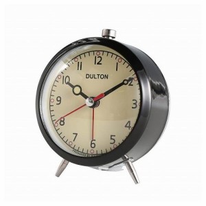 ALARM CLOCK BLACK アラームクロック 100-053Q/BK DULTON ダルトン おしゃれ かわいい(代引不可)【送料無料】