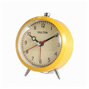 ALARM CLOCK YELLOW アラームクロック 100-053Q/YL DULTON ダルトン おしゃれ かわいい(代引不可)【送料無料】