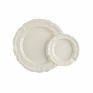 フリート プレート 22cm コンビ ファムプレート Fam Plate 皿 食器 洋食器 陶器 日本製 ラテホワイト FAM-PC-LW(代引不可)