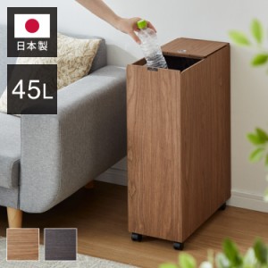 ゴミ箱 45L BOSK 北欧 木製 橋本達之助工芸 ゴミ袋が見えない シンプル ダストボックス ダストBOX ごみ箱 ごみばこ ゴミ袋 隠せる ビニー