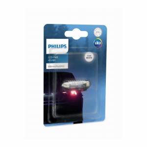 PHILIPS フィリップス Ultinon Pro3000 ルームランプ用LED 12V T10X43 C5W 6000K 50lm 1個入り 11864U30CWB1