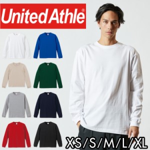 ロングスリーブ Tシャツ ロンT 無地 長袖 リブ付き ユナイテッドアスレ UnitedAthle 5.6oz 5.6オンス 1.6インチリブ ロングTシャツ 無地 