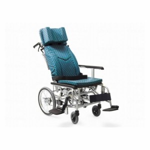 カワムラサイクル KXL(ライトタイプ)介助用 KXL16-42 シアンレザー(No.99) 車いす 車椅子 車イス キャリー 車 移動 介護 補助(代引不可)