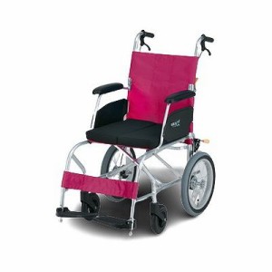 日進医療器 車いす 車椅子 超軽量(介助)KALU7α Aパッケージ ライトブルー(代引不可)【送料無料】