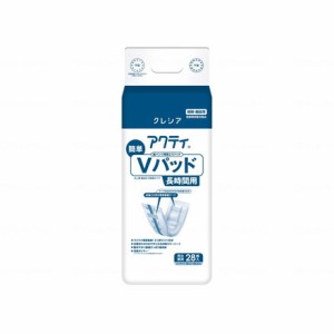 日本製紙クレシア Gアクティ紙パンツ用尿とりパッド簡単Vパッド長時間 袋 28枚 84716(代引不可)