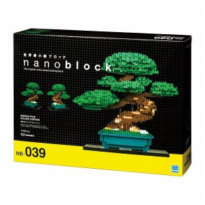 ナノブロック 盆栽 松 ブロック 1200ピース ブロック遊び リアルホビーシリーズ デラックスエディション カワダ 知育玩具 玩具 おもちゃ 
