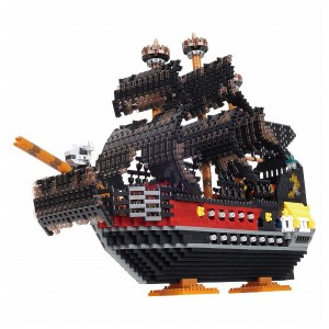 ナノブロック 海賊船 デラックスエディションDXシリーズ リアルホビーシリーズ カワダ 小学生 知育おもちゃ ミ二ブロック 子供 教育玩具 