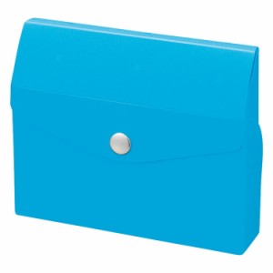 LIHIT LAB. CUBE FIZZ カードケース(カード20枚) ブルー A6003-8