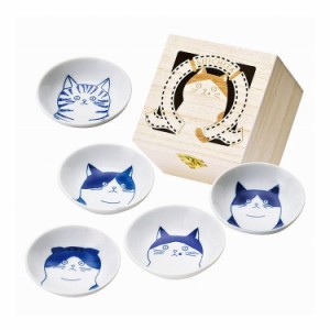SHICHITA 猫 豆鉢揃(木箱入) N7-2052A