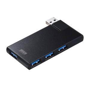 サンワサプライ USB3.04ポートハブ USB-3HSC1BK (代引不可)【送料無料】