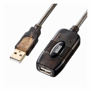 サンワサプライ 5m延長USBアクティブリピーターケーブル KB-USB-R205N(代引不可)【送料無料】
