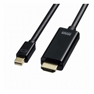 サンワサプライ ミニDisplayPort-HDMI変換ケーブル HDR対応 1m KC-MDPHDRA10(代引不可)【送料無料】